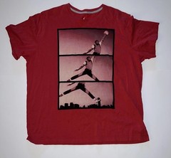 Air Jordan 1 Red T-Shirt Basketball Print size XXXL 3x Brand