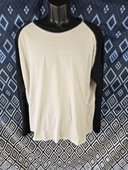Stafford Tshirt Longsleeve XL Men Black White Length 27″ Chest 48″