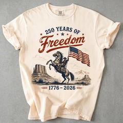250 Years of Freedom Shirt, 1776-2026 Semiquincentennial Tee