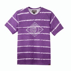 Beautiful Giant Mens Devil’s Eye Fashion Striped T-shirt Crew Neck Sportwear Tee