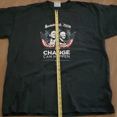 Barack Obama Joe Biden 2008 Change Can Happen T Shirt USA President Size XL
