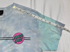 Santa Cruz Skateboards T Shirt Mens Large Multicolor Tie Dye Cotton Streetwear