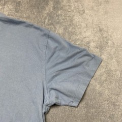 L.L. Bean T Shirt Mens XL Blue Cotton Henley Neck Casual Summer Traditional Fit
