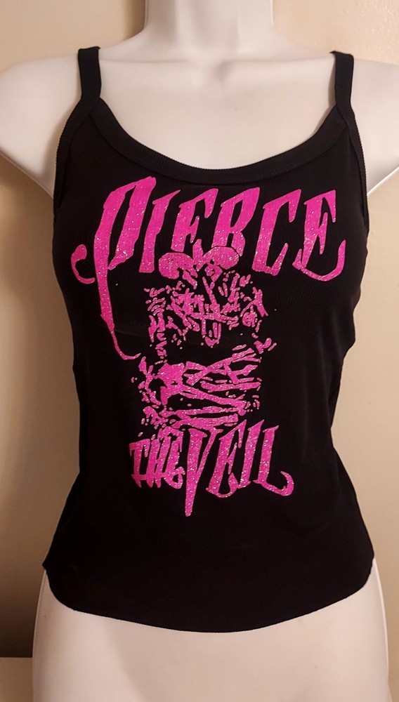 Pierce the Veil misadventures tank top pierce the veil Crop Top Ptv Shirt Collid