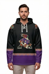 Tucson Roadrunners “Kachina” Alternate AHL Hockey Embroidered Lace Hoodie