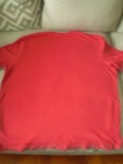 XX Large Nike AIR JORDAN Red Stencil Black /White Tee Shirt #003