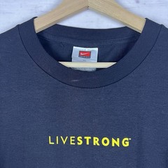 VINTAGE NIKE LIVESTRONG LANCE ARMSTRONG FOUNDATION Y2K T-Shirt Mens XL