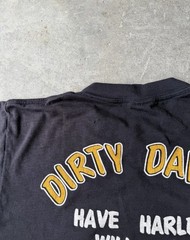 Harley-Davidson 3D Emblem T-Shirt V-Twin DBL Sided, Size s 90’s Vintage