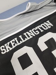New Jack Skellington Hockey Jersey Disney Embroidered Back Graphic Print Front