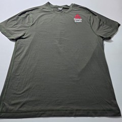 Reebok Crossfit Games 2020 T-Shirt Mens Olive Green Graphic Fittest On Earth