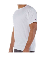 Champion Men Crew Neck Short Sleeves White T-Shirt S,M,L,XL