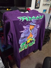 Brooklyn Mint Notorious B.I.G. Purple Graphic Long Sleeve Crew Tee XL