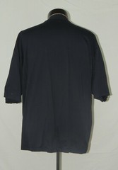 Men Murano Navy Blue Soft Cotton Made Italy Tee Shirt T Solid Crew Neck EUC 2XL