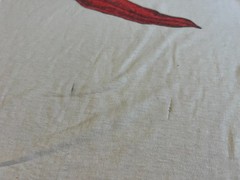 (L) 70s Vintage Stuff It Hot Pepper T Shirt Funny Gardening Screen Print Thin