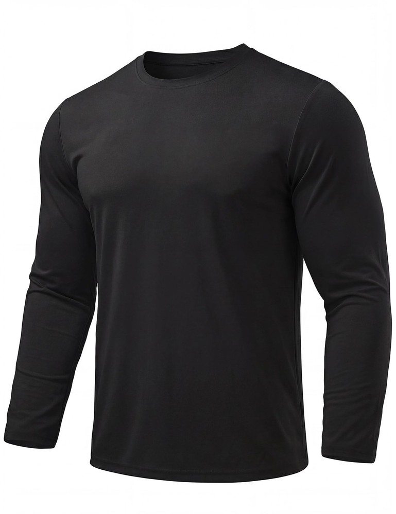Men’s Sun Protection T-Shirts UV SPF UPF 80+ Long Sleeve Rash Guard Fishing Tops