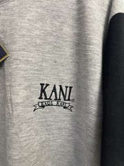 Nwt KARL KANI SPORTS Men’s EMBROIDERED LOGO Crewneck S/S T SHIRT sz MEDIUM Y2K