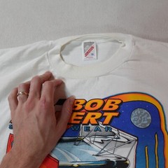 Vintage Sprint Car Shirt Mens XL Dirt Track Racing Rob Hilbert Single Stitch Tee