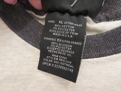 no boundaries oatmeal stretch cotton t shirt GONNA EAT THAT? men’s XL NWD