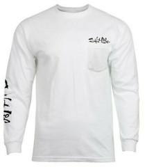 Mens Salt Life Fishermans Glory Graphic Pocket L/S T-Shirt – 2XL/XL/Large – NWT