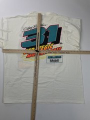 Vintage Steve Bottcher Shirt Mens 2XL White 31 Dirt Track Racing 90s Tee