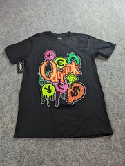 Outrank T-Shirt Men’s M Black Graphic Print Money Bags NWT