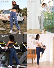 Sweatpants Women With Pockets Loose Lightweight Stretch Yoga Lounge Pant