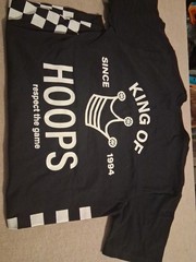 SLAM Magazine “Since ‘94” Black Sz S Checkered T-Shirt Basketball King Of Hoops