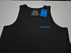 Columbia Men’s Outdoor Graphic Tank Top Black Sleeveless Sports SZ Medium