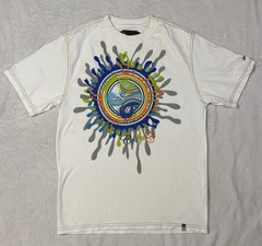 100% Authentic Coogi EMBROIDERED White T Shirt – Size LG – VERY NICE – RARE