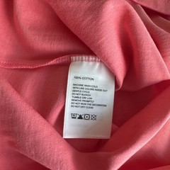 Tommy Bahama SZ L Mens SS Tshirt Tutti Frutti Peach Live The Island Cotton NWT