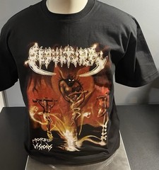Sepultura Morbid Visions Large Size T-Shirt