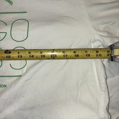 Hugo Boss White Graphic T-Shirt GREEN LABEL INNOVATION LOGO – Sm Spot On Front