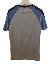 ASOS T-Shirt Men’s Medium Gray Velvet Detail Muscle Fit