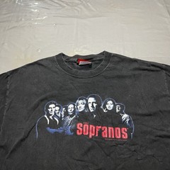 Vintage 2000 Y2K The Sopranos T Shirt L HBO Promo Official Sopranos Merchandise