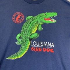 Vintage Louisiana Yard Dog Alligator T-Shirt 90s Mens XL Hanes Heavyweight 50/50