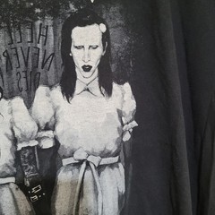 Twins of Evil Zombie Manson T Shirt Rob Zombie Marilyn Manson Pacific XL/XG