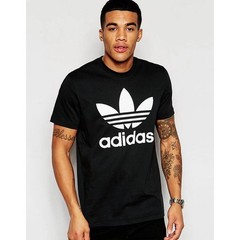 Adidas Originals Trefoil T-Shirt Black/White Men’s S-5XL FREESHIPS