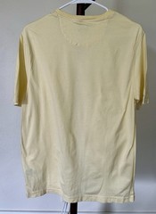 Greg Norman Men’s Yellow Pocket Tee Size S Cotton Regular Fit Crew Neck