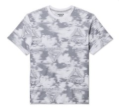 Reebok Men’s Gray & White Short Sleeve Camouflage T-Shirt Size XL NEW
