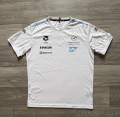2022 MERCEDES-BENZ FORMULA E TEAM WHITE T-SHIRT OFFICIAL LICENSED PRODUCT Size M
