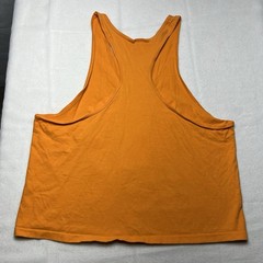 VTG Gold’s Gym Muscle Joe Stringer Tank Top Orange Abstract Men’s No Size 90s