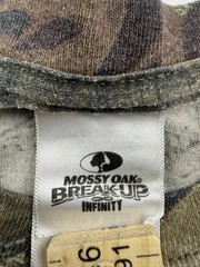 Mossy Oak Shirt Mens Medium Camo Long Sleeve Tee Break-Up Infinity Hunting
