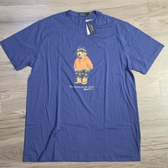 Polo Ralph Lauren Bear Tee Summer Men’s XLT New With Tags Blue Tropical BNWT