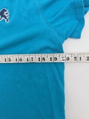 Express Jersey T-Shirt Men Medium V-Neck Blue Solid.#43665