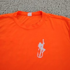 Dirty Hooker Shirt Mens Large Orange Performance Fishing Beach Beer Outdoor A9