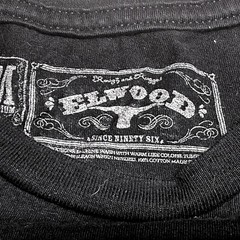 Elwood Denim Skull Headdress Graphic Tee Black Streetwear Skate Shirt Mens M