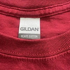 Gildan Deep Red Long Sleeve Graphic Tee – Men’s Size M