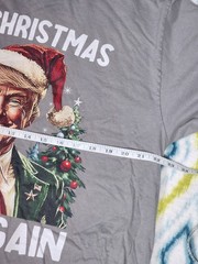 Make Christmas Great Again Gray Tshirt Size XL