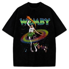 Victor Wembanyama Wemby Space Jam Monstar Dunk 90’s Vintage Style T-Shirt