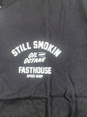 NWT Fasthouse Smoke & Octane Black Tshirt Skull Head Still Smoking Size M